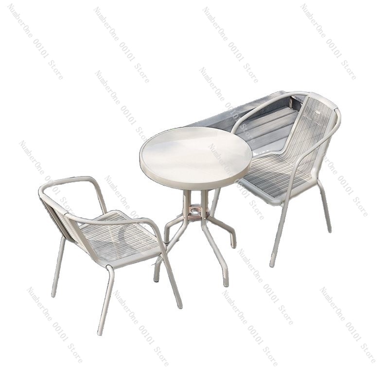 Outdoor Furniture Dining Set - Zestaw mebli na balkon: składany stół