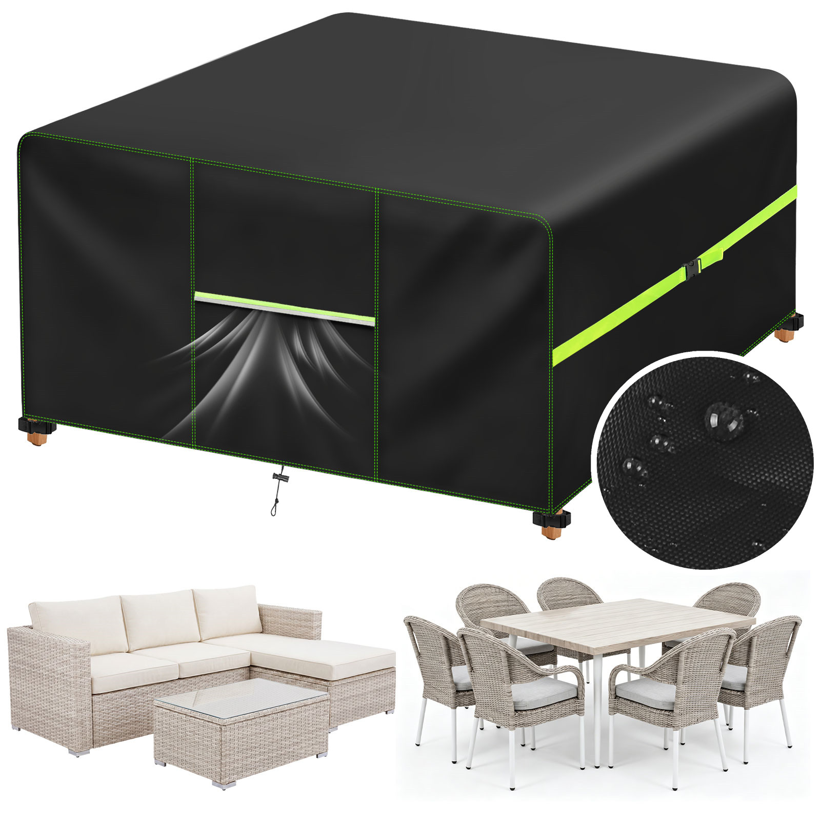 Outdoor Furniture Deals - Pokrowiec na meble ogrodowe z otworami