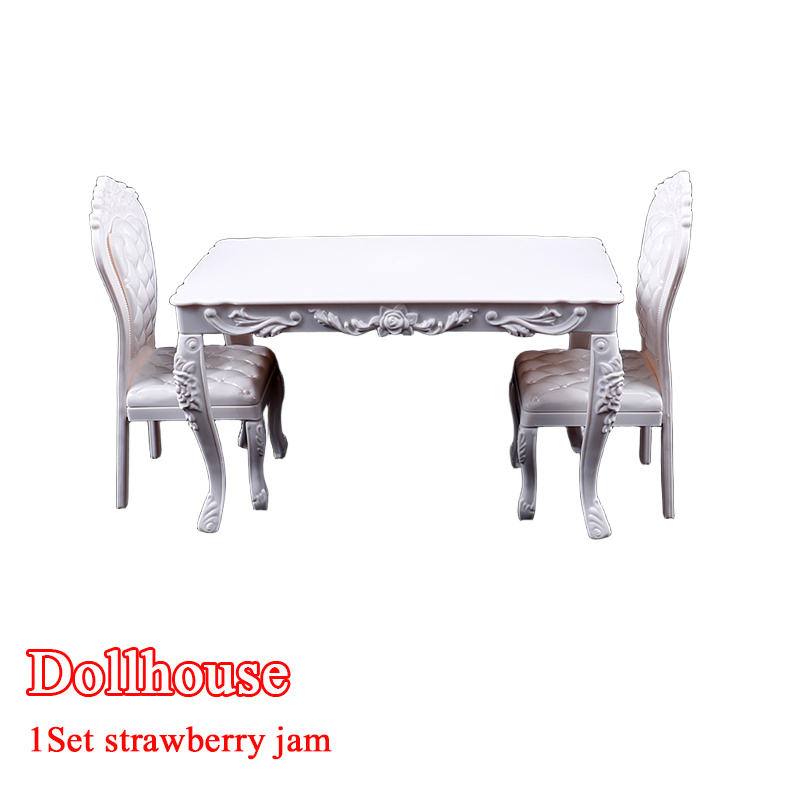 Bistro Table Set - Domek dla lalek 1:6 Meble kuchenne