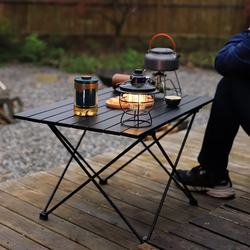 Outdoor Furniture Usa - Przenośny składany stół aluminiowy do użytku