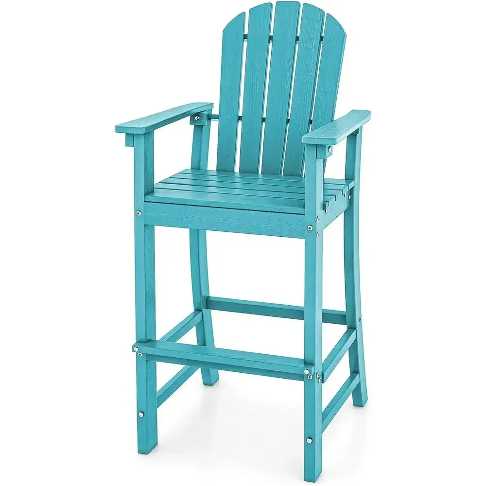 Outdoor Furniture Resin - Krzesła balkonowe z wysokim oparciem, odporne