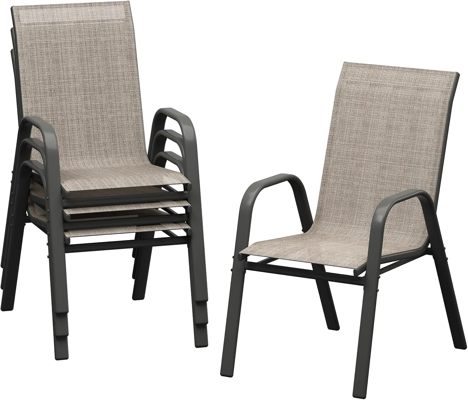 Outdoor Furniture Dining Set - Zestaw 4 krzeseł do jadalni na