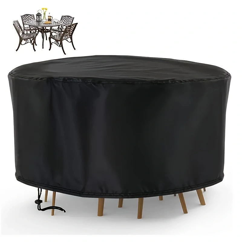 Outdoor Furniture Deals - Wodoodporny okrągły pokrowiec na meble ogrodowe