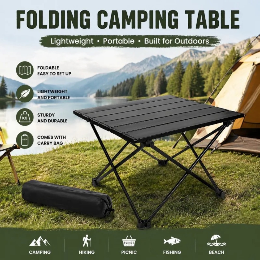 Outdoor Furniture Usa - Ultralekki Przenośny Składany Stół Kempingowy z