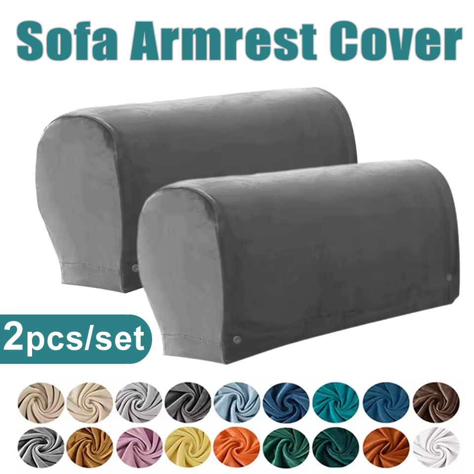 Outdoor Furniture Deals - 2 szt./zestaw Aksamitny Pokrowiec na Podłokietnik