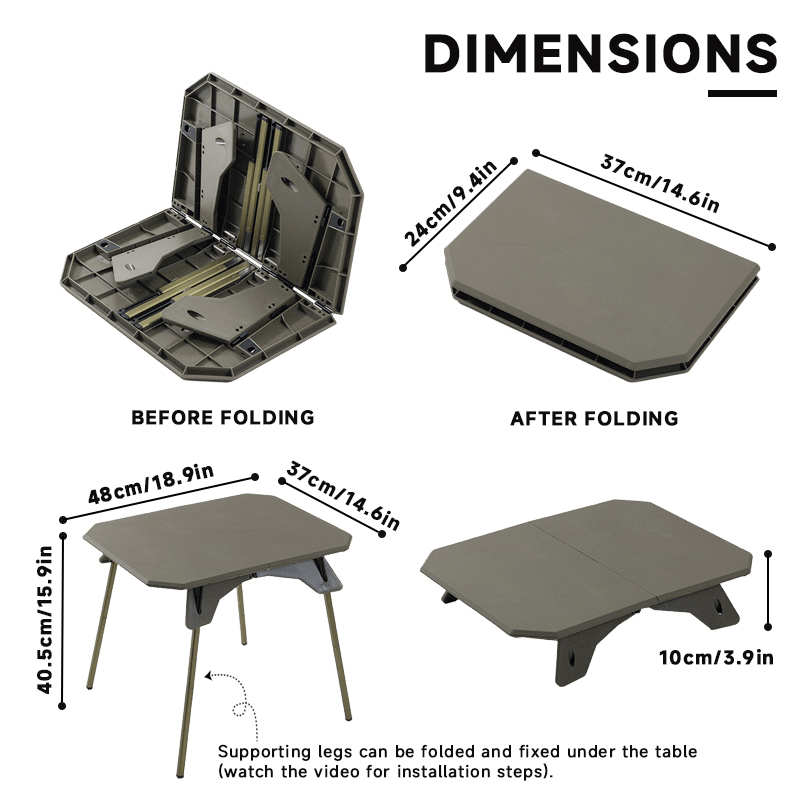 WESTTUNE Outdoor Camping Table – Outdoor Furniture Usa recenzja i cena