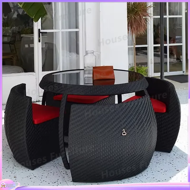 Zestaw mebli ogrodowych z ratt – Outdoor Furniture Dining Set recenzja i cena