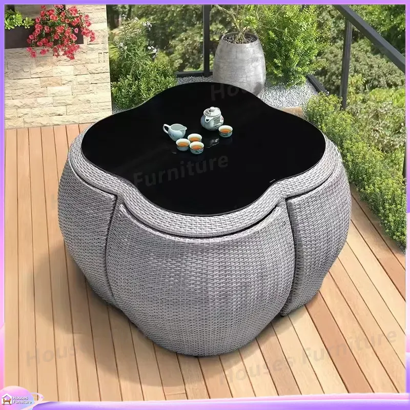 Zestaw mebli ogrodowych z ratt – Outdoor Furniture Dining Set recenzja i cena