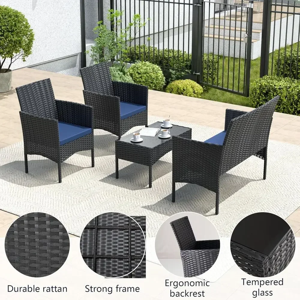 4-częściowy zestaw mebli ogrod – Outdoor Furniture Loveseat recenzja i cena