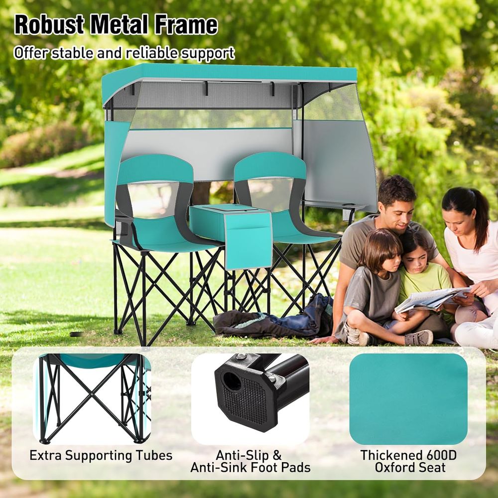 Krzesło kempingowe, składane k – Outdoor Furniture Loveseat recenzja i cena