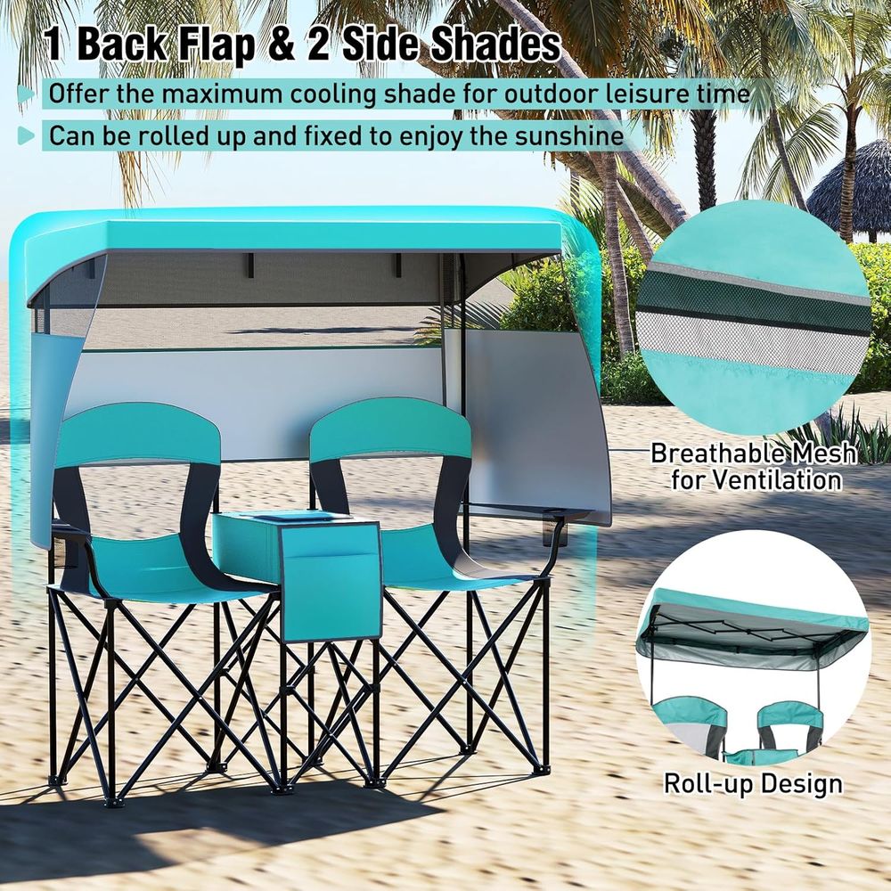 Krzesło kempingowe, składane k – Outdoor Furniture Loveseat recenzja i cena