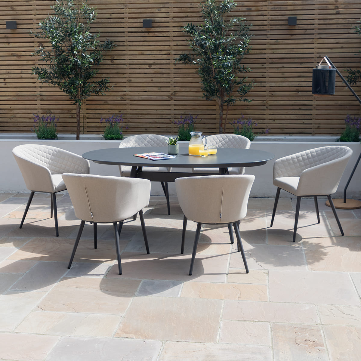 Nowoczesny, prosty zestaw mebl – Outdoor Furniture Dining Set recenzja i cena
