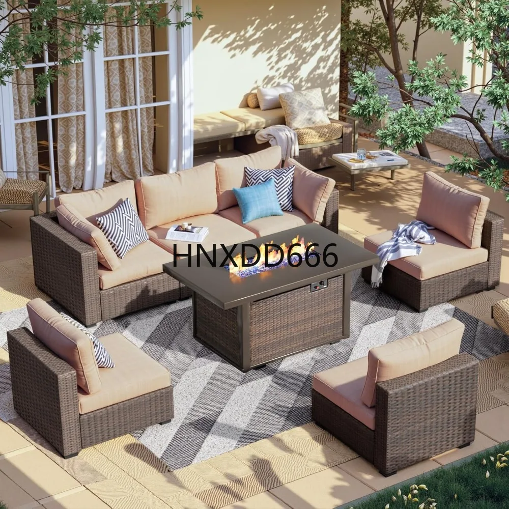 7-częściowy zestaw mebli ogrod – Outdoor Furniture Fire Pit recenzja i cena