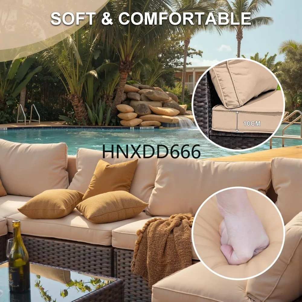 7-częściowy zestaw mebli ogrod – Outdoor Furniture Fire Pit recenzja i cena