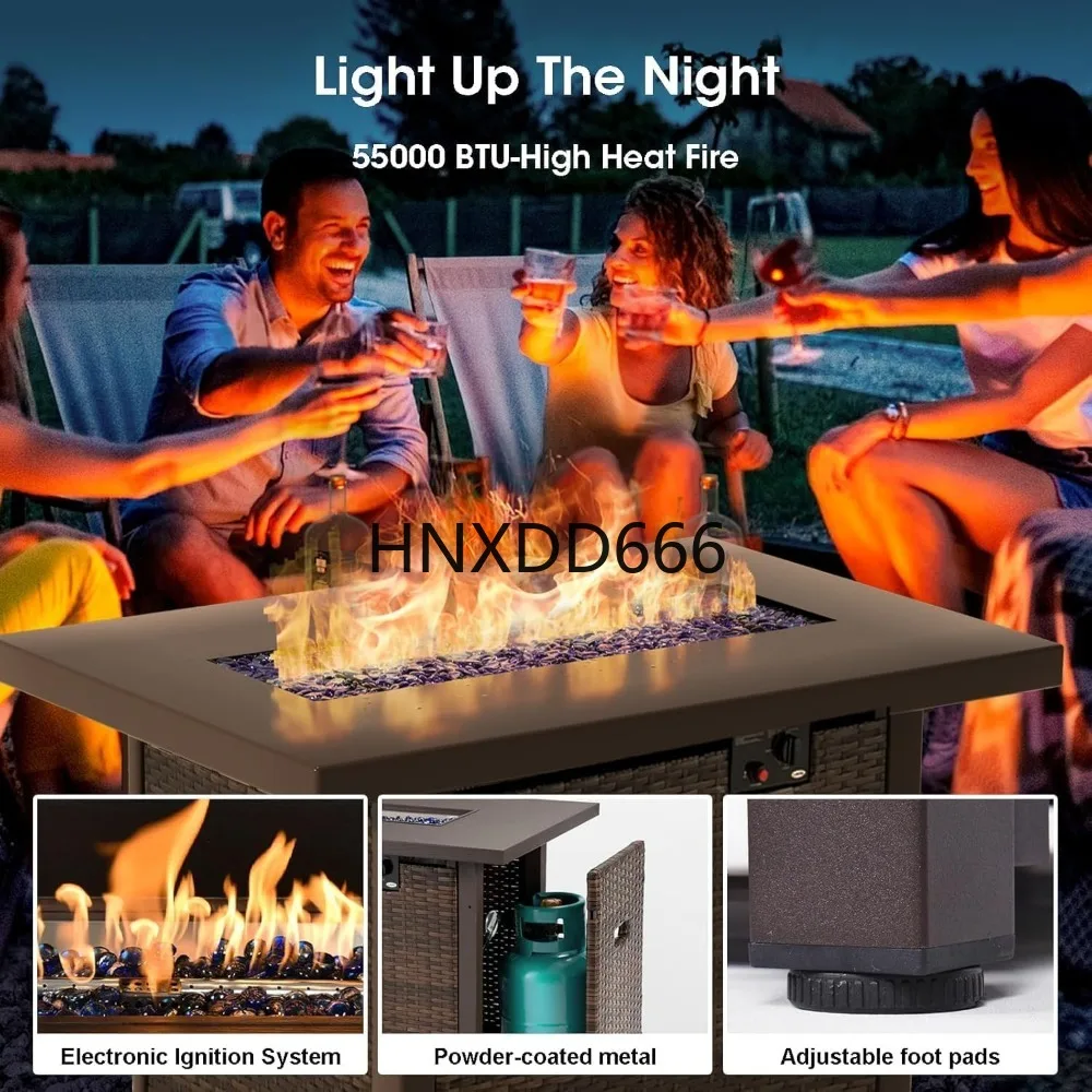 7-częściowy zestaw mebli ogrod – Outdoor Furniture Fire Pit recenzja i cena