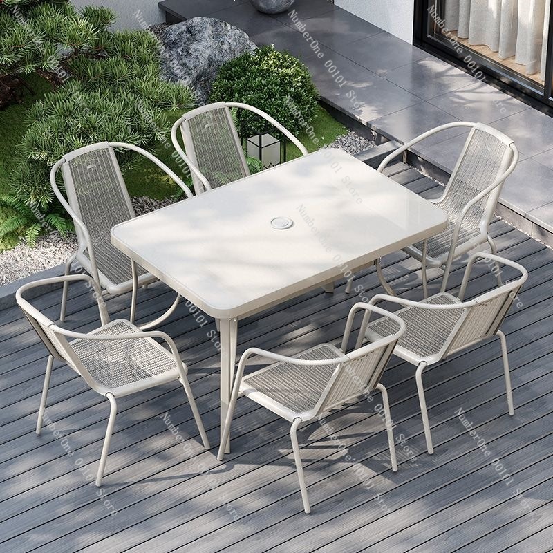 Zestaw mebli na balkon: składa – Outdoor Furniture Dining Set recenzja i cena