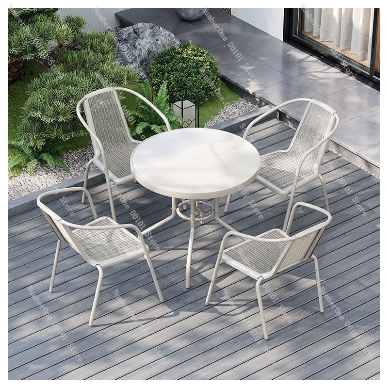 Zestaw mebli na balkon: składa – Outdoor Furniture Dining Set recenzja i cena