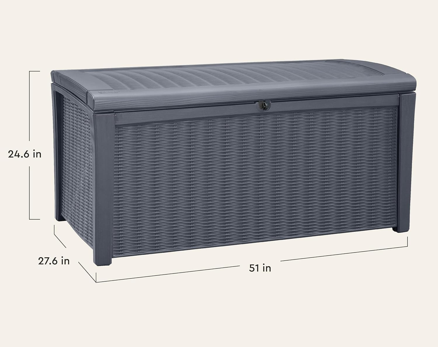 Skrzynia do przechowywania na  – Outdoor Furniture Resin recenzja i cena