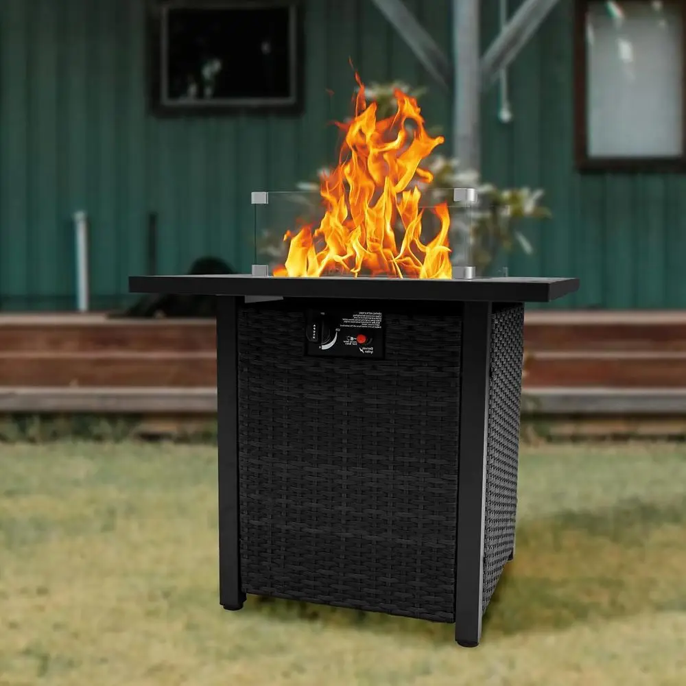 Wiklinowy zestaw mebli ogrodow – Outdoor Furniture Fire Pit recenzja i cena