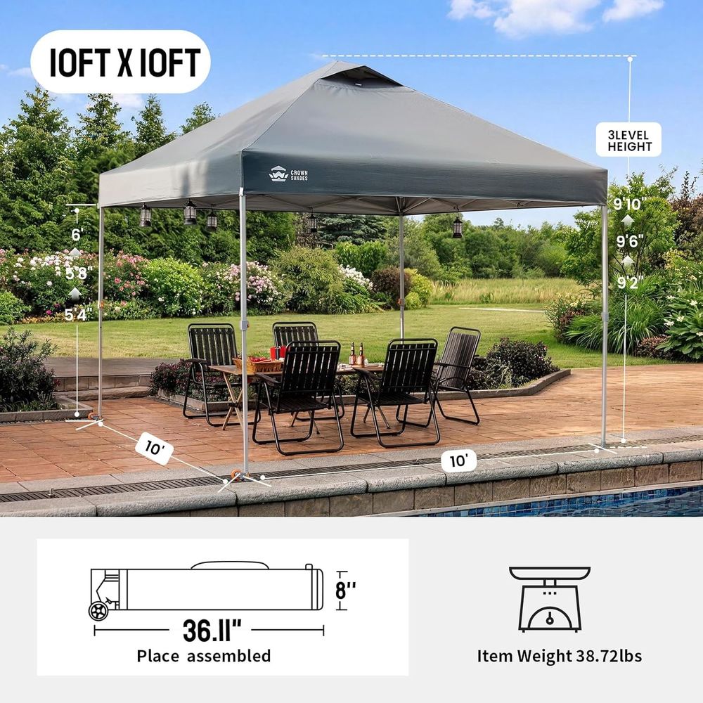 Namiot Plażowy 10x10 Up Tent,  – Outdoor Furniture Rooms To Go recenzja i cena