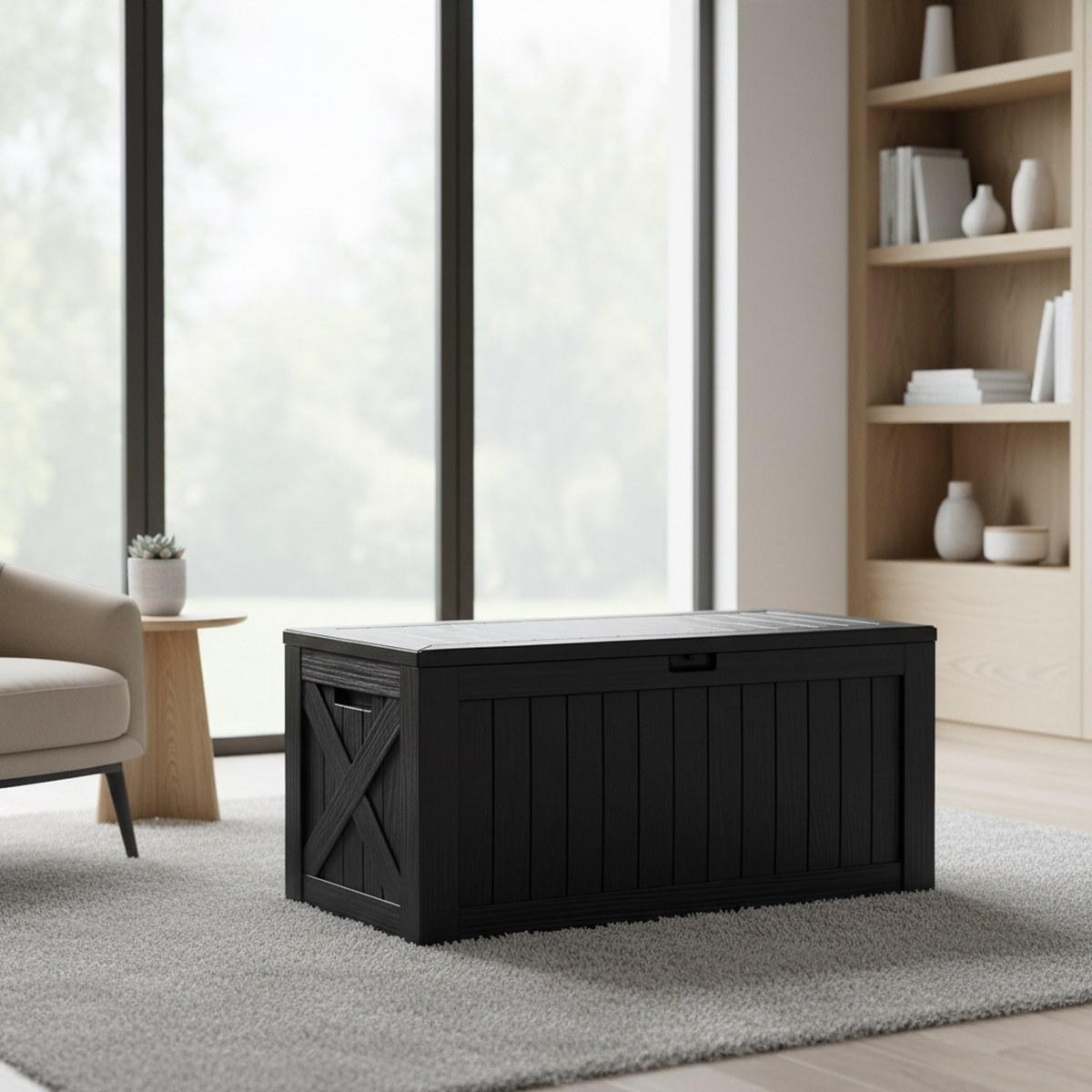 Duży, wodoodporny pojemnik ogr – Outdoor Furniture Resin recenzja i cena