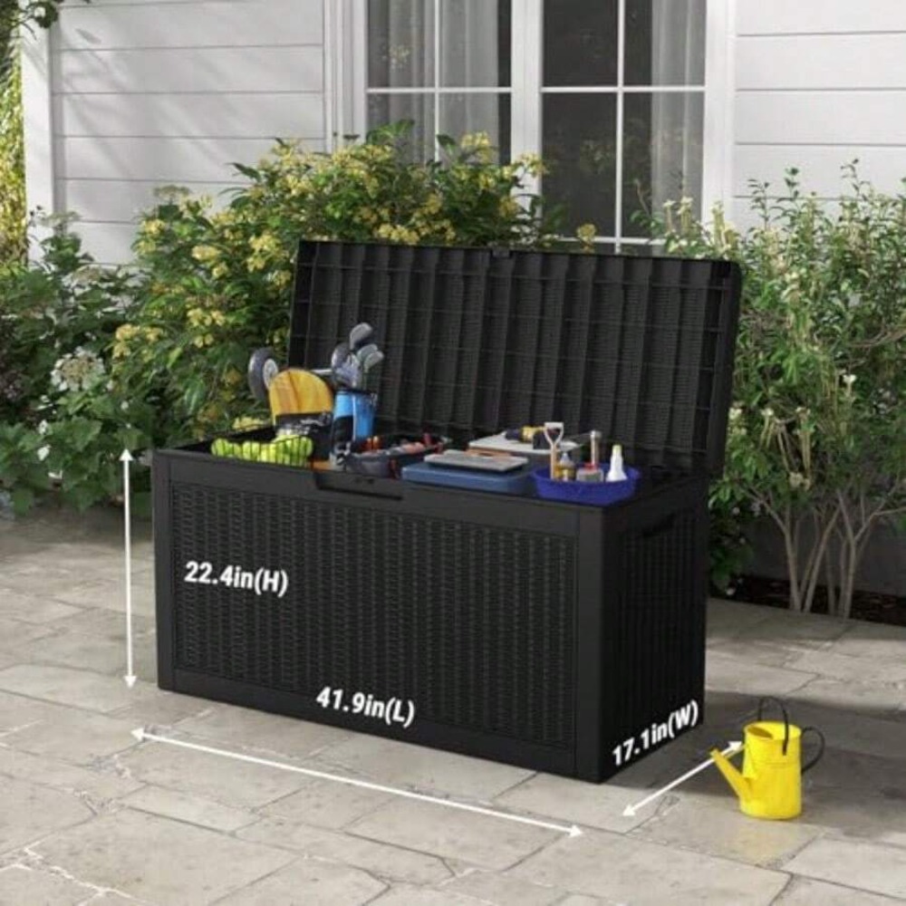 Zewnętrzny pojemnik do przecho – Outdoor Furniture Resin recenzja i cena