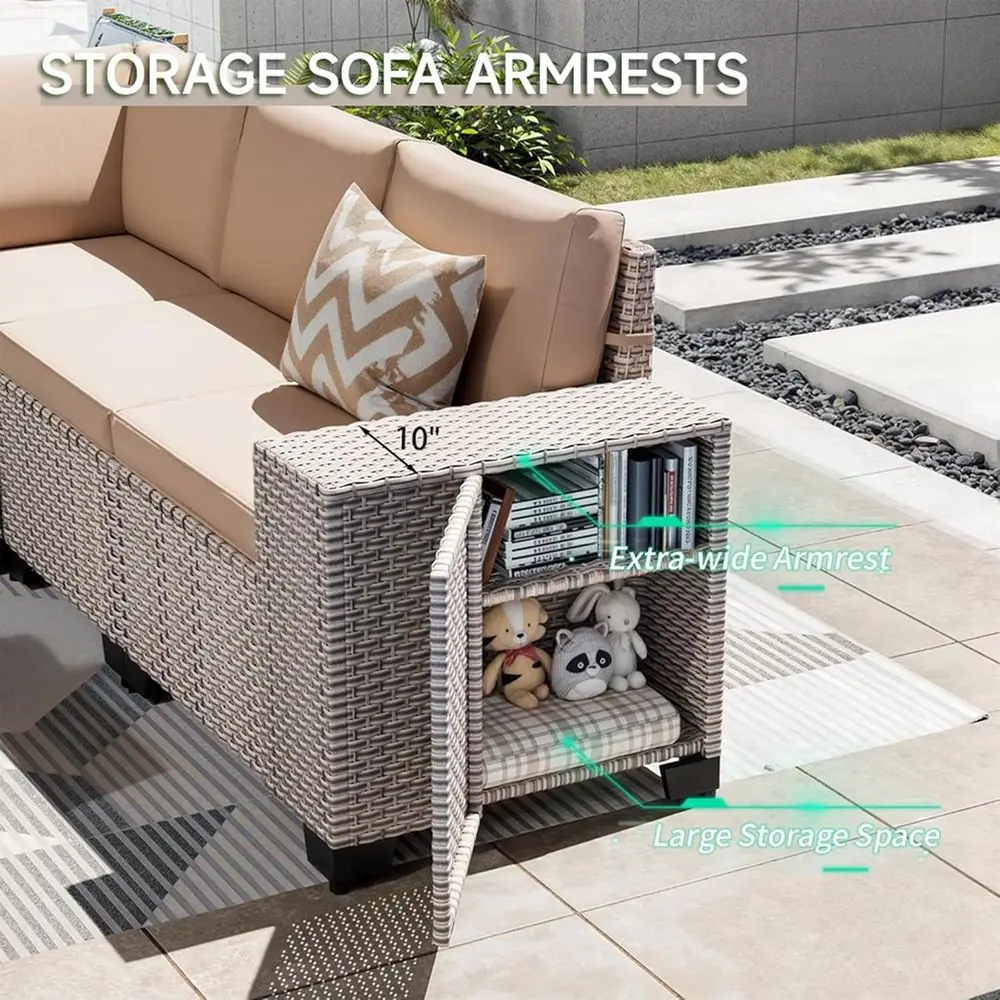 7-częściowy zestaw mebli ogrod – Outdoor Furniture Fire Pit recenzja i cena