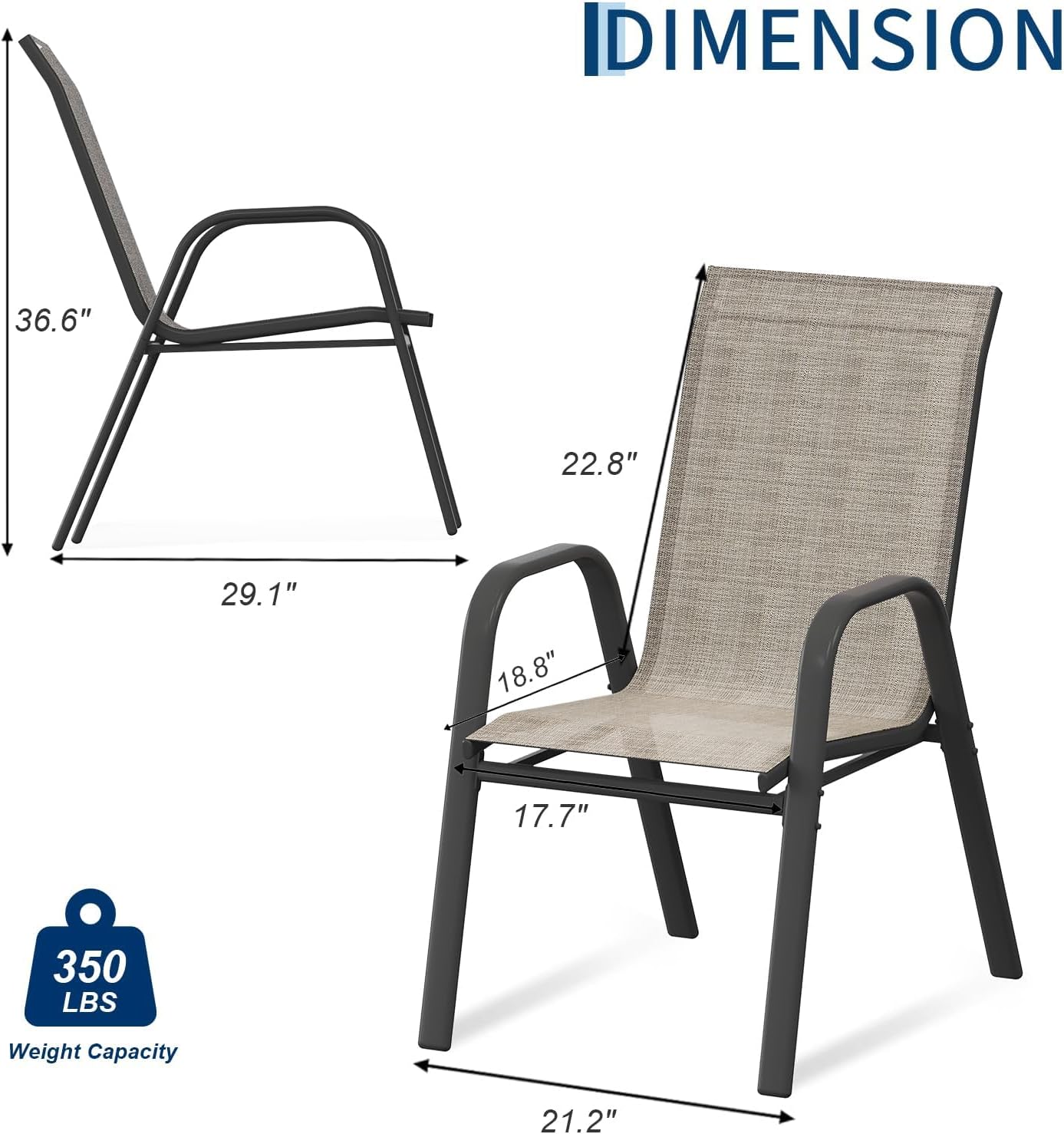 Zestaw 4 krzeseł do jadalni na – Outdoor Furniture Dining Set recenzja i cena