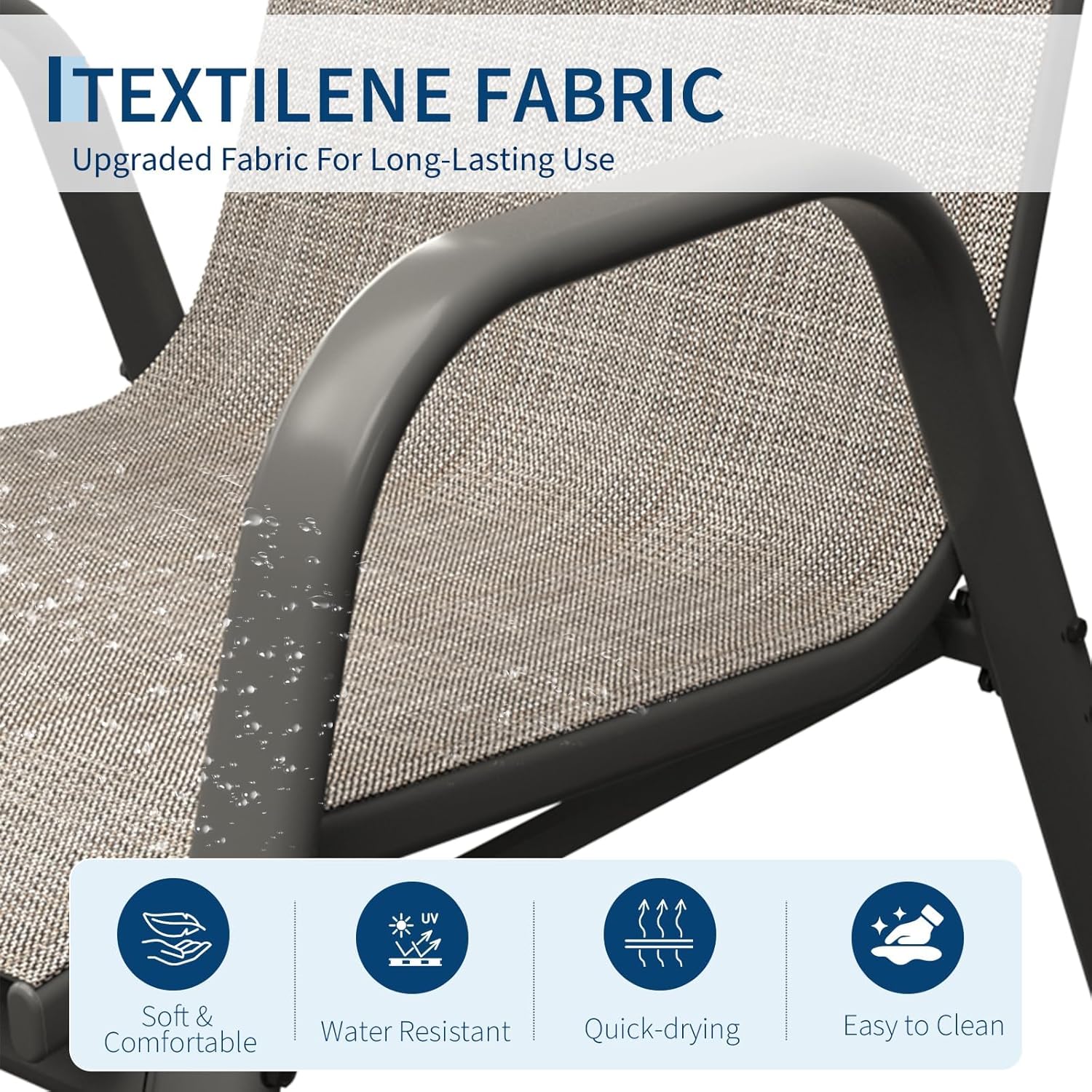 Zestaw 4 krzeseł do jadalni na – Outdoor Furniture Dining Set recenzja i cena