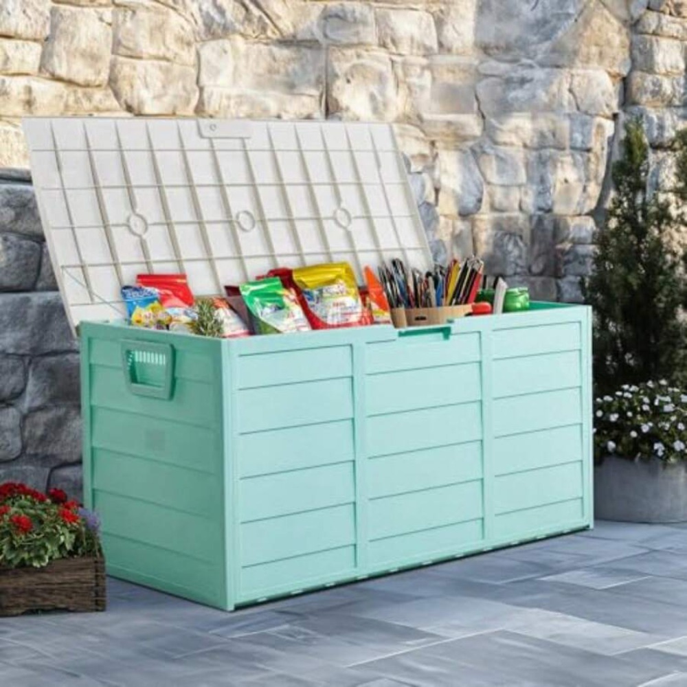 75-galonowy duży pojemnik z ży – Outdoor Furniture Resin recenzja i cena