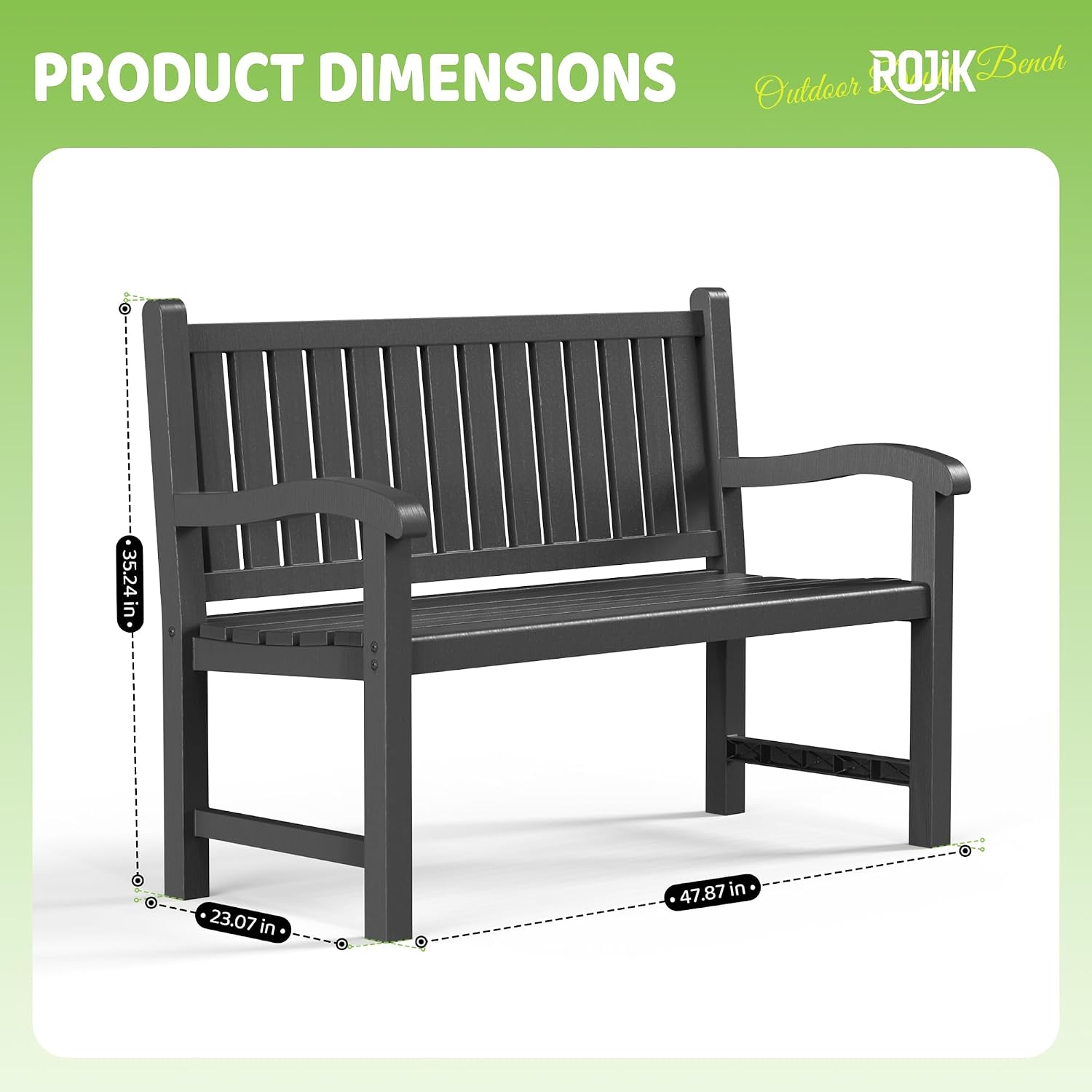 Ławka ogrodowa dla 2 osób, wyk – Outdoor Furniture Resin recenzja i cena