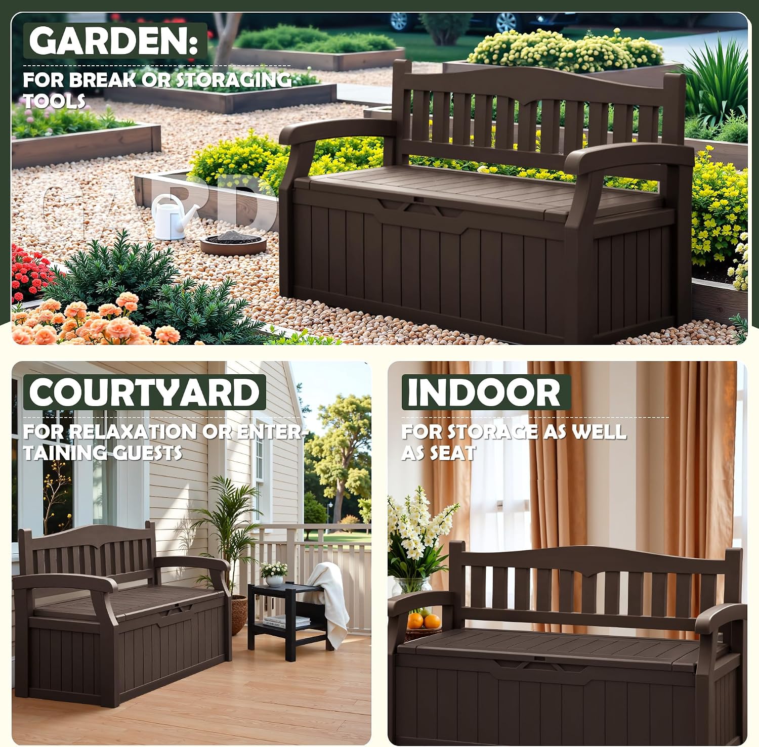 Ławka do przechowywania na zew – Outdoor Furniture Resin recenzja i cena